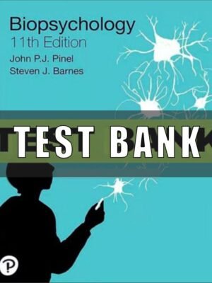 Test Bank for Biopsychology 11th Edition Pinel