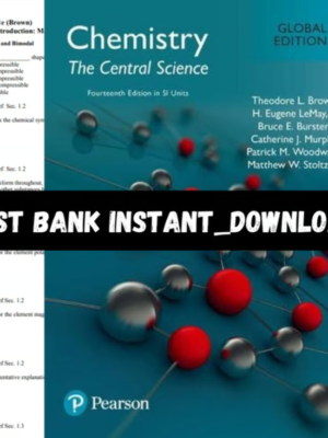 Test bank of Chemistry The Central Science, 14th Edition by Theodore L. Brown