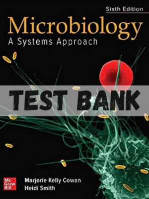 Test Bank for Microbiology A Systems Approach 6th Edition by Marjorie Kelly Cowan