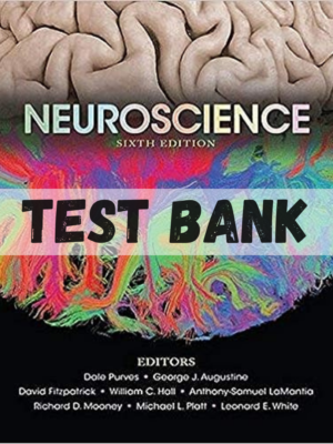 Test Bank for Neuroscience 6th Edition by Purves